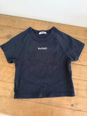 Madhappy Navy Short Sleeve Crew Tee